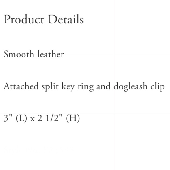 Coach Signature Heart Keychain Bag Charm - Picture 5 of 5